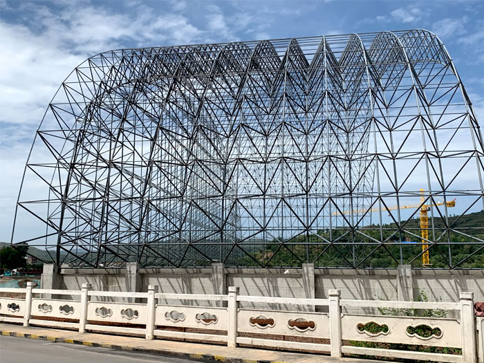 山南山寨矿储煤棚网架